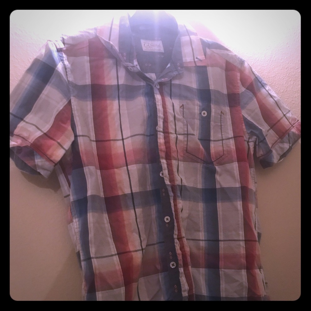 Vintage seven diamonds plaid men’s shirt